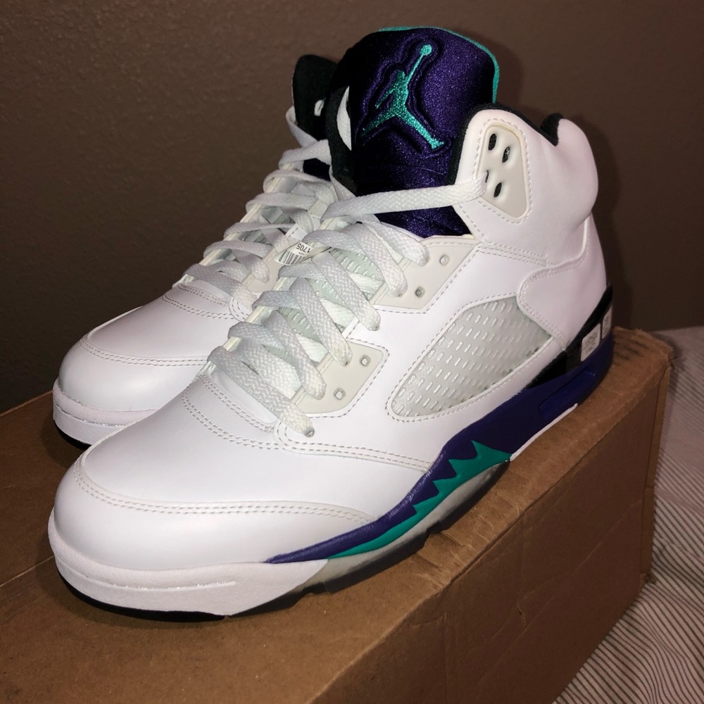 Jordan “grape” 5’s size 9